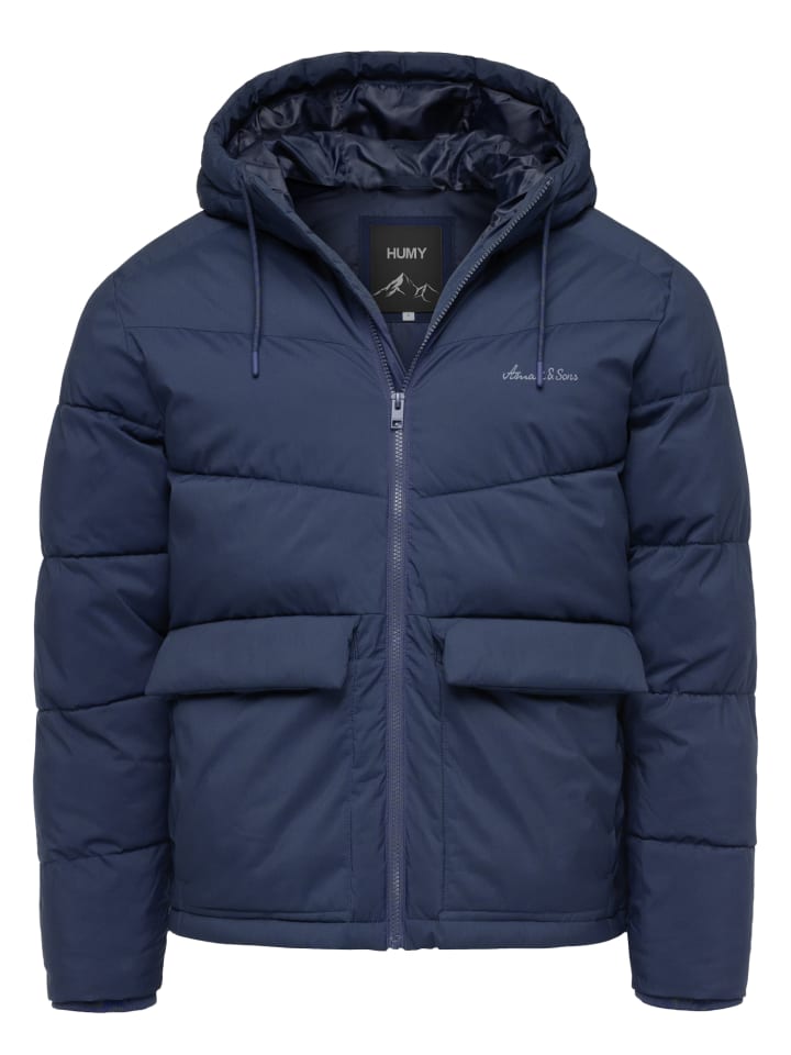 Зимняя куртка с капюшоном темно-синего цвета Humy
Зимняя куртка с капюшоном темно-синего цвета Humy