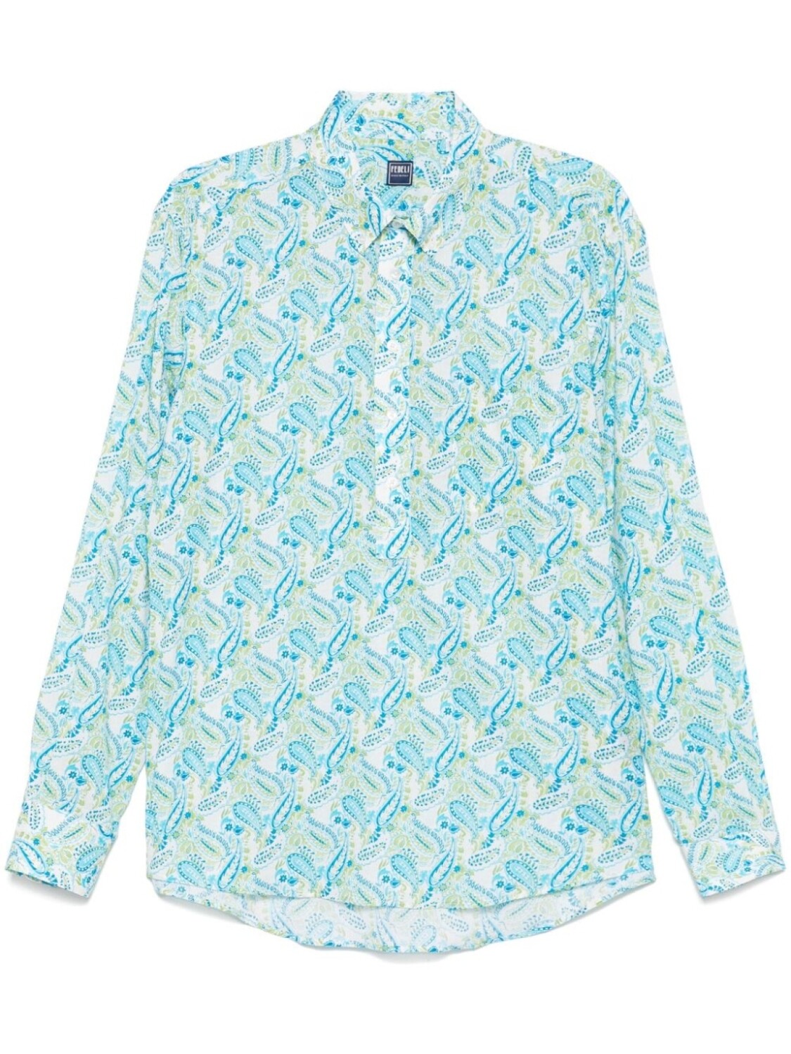 Fedeli рубашка с принтом пейсли, синий
Fedeli рубашка с принтом пейсли, синий