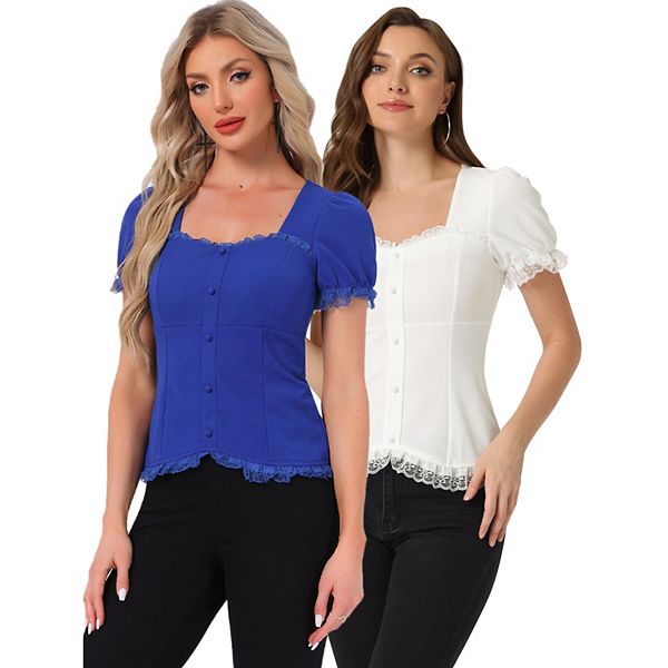 Викторианская блуза с шнуровкой и декольте sweetheart, 2 шт Inspire Chic, White Royal Blue
Викторианская блуза с шнуровкой и декольте sweetheart, 2 шт Inspire Chic, White Royal Blue