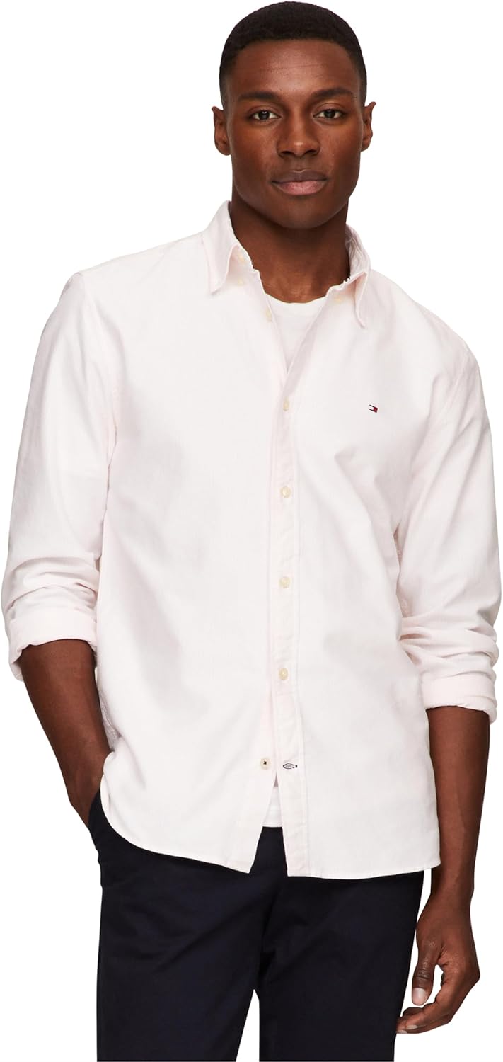 Мужская рубашка-оксфорд с длинным рукавом и застежкой на пуговицы Tommy Hilfiger, классический крой, Precious Pink
Мужская рубашка-оксфорд с длинным рукавом и застежкой на пуговицы Tommy Hilfiger, классический крой, Precious Pink