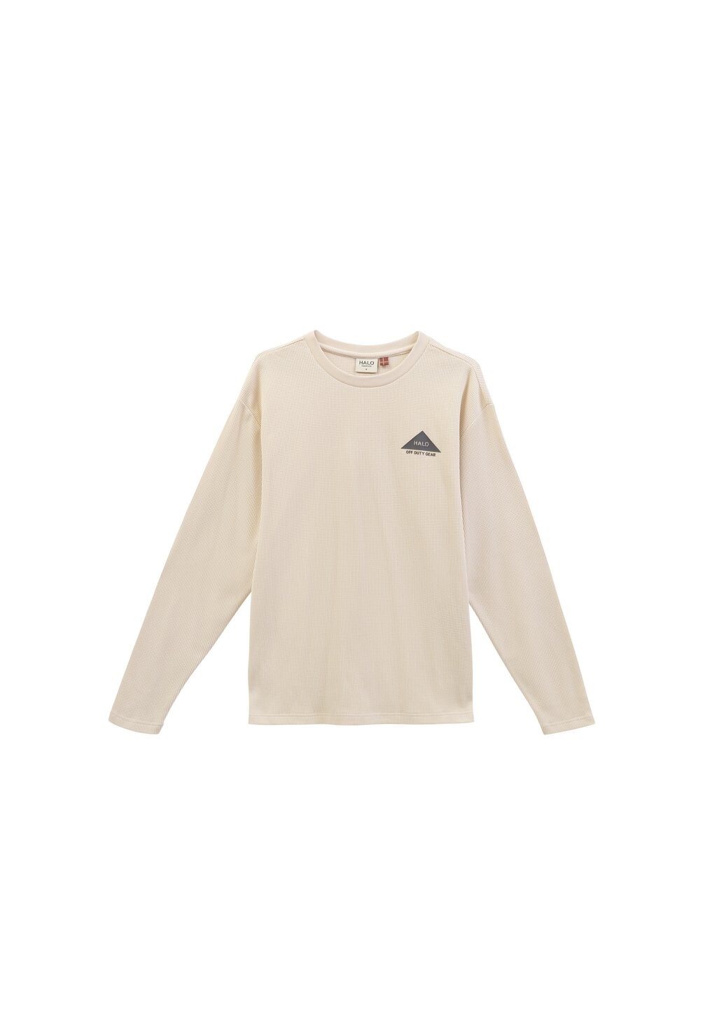 Топ с длинными рукавами WAFFLE HALO, бежевый
Топ с длинными рукавами WAFFLE HALO, бежевый