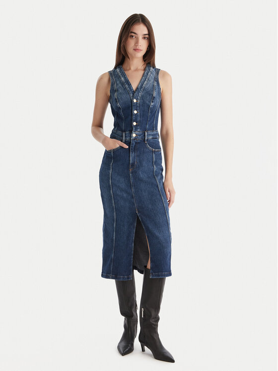 Джинсовое платье regular fit W5BK40 D0615 Guess, синий
Джинсовое платье regular fit W5BK40 D0615 Guess, синий