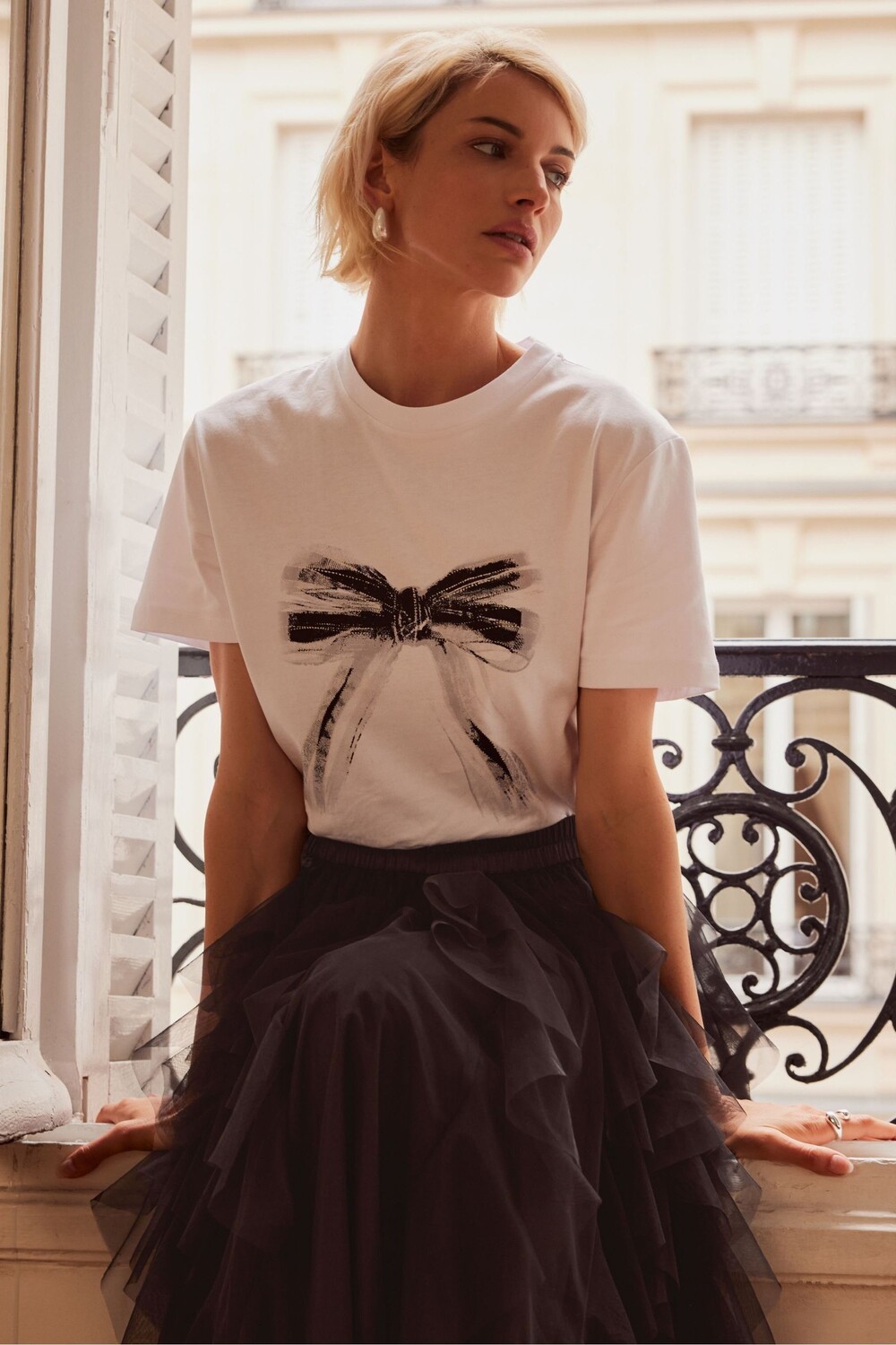 Футболка с бантом Mint Velvet, белый
Футболка с бантом Mint Velvet, белый