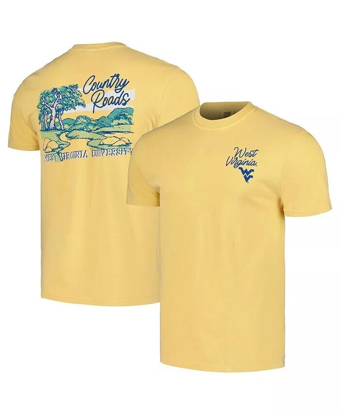 Футболка мужская и женская золотая West Virginia Mountaineers Hyper Local Country Roads Image One
Футболка мужская и женская золотая West Virginia Mountaineers Hyper Local Country Roads Image One