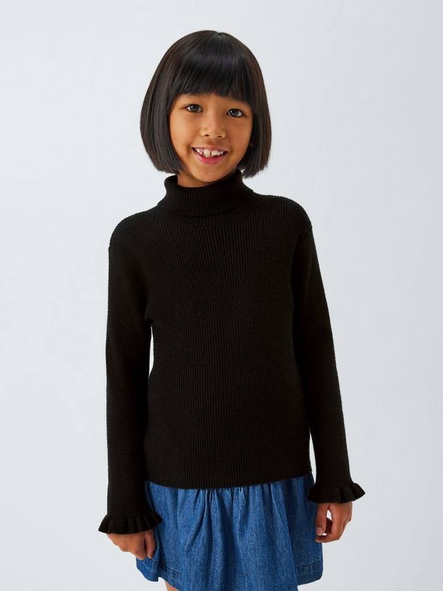 Детский ребристый свитер с высоким воротником John Lewis, Black
Детский ребристый свитер с высоким воротником John Lewis, Black