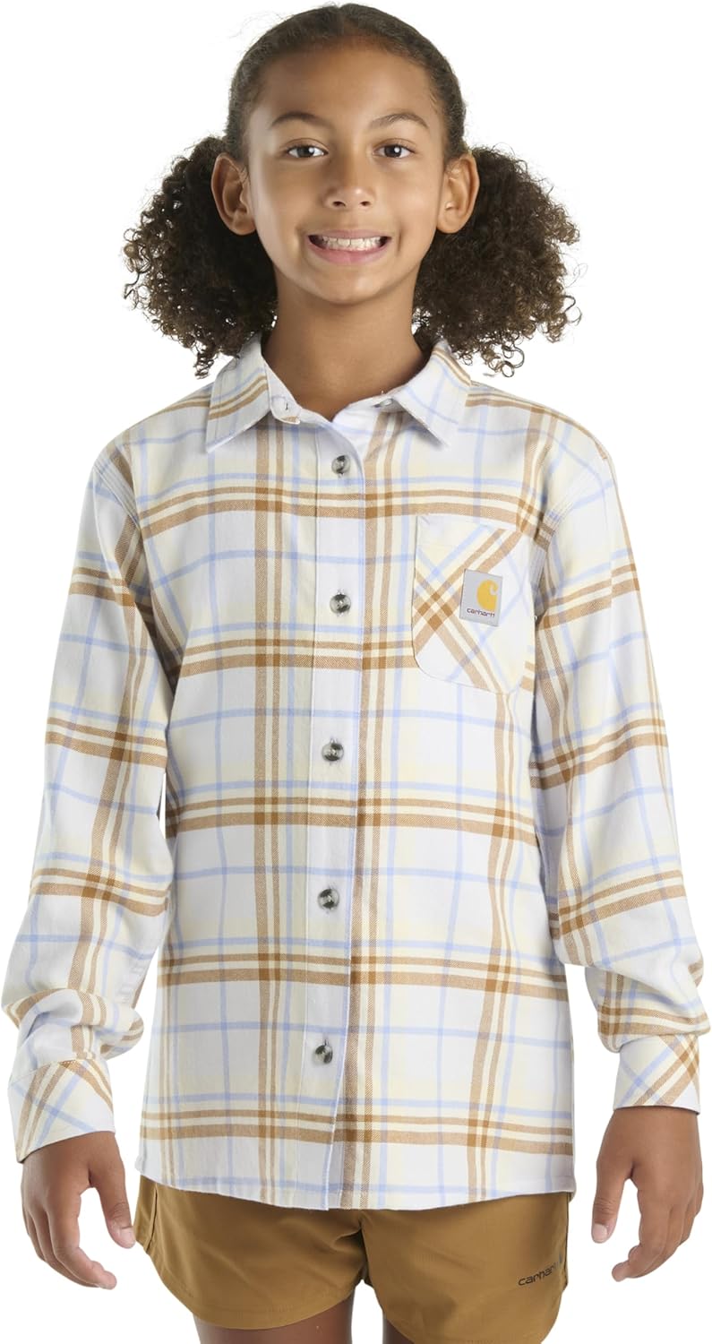 Carhartt Kid's CE9157 фланелевая рубашка с длинным рукавом и карманом - для девочек, Pastel Purple
Carhartt Kid's CE9157 фланелевая рубашка с длинным рукавом и карманом - для девочек, Pastel Purple