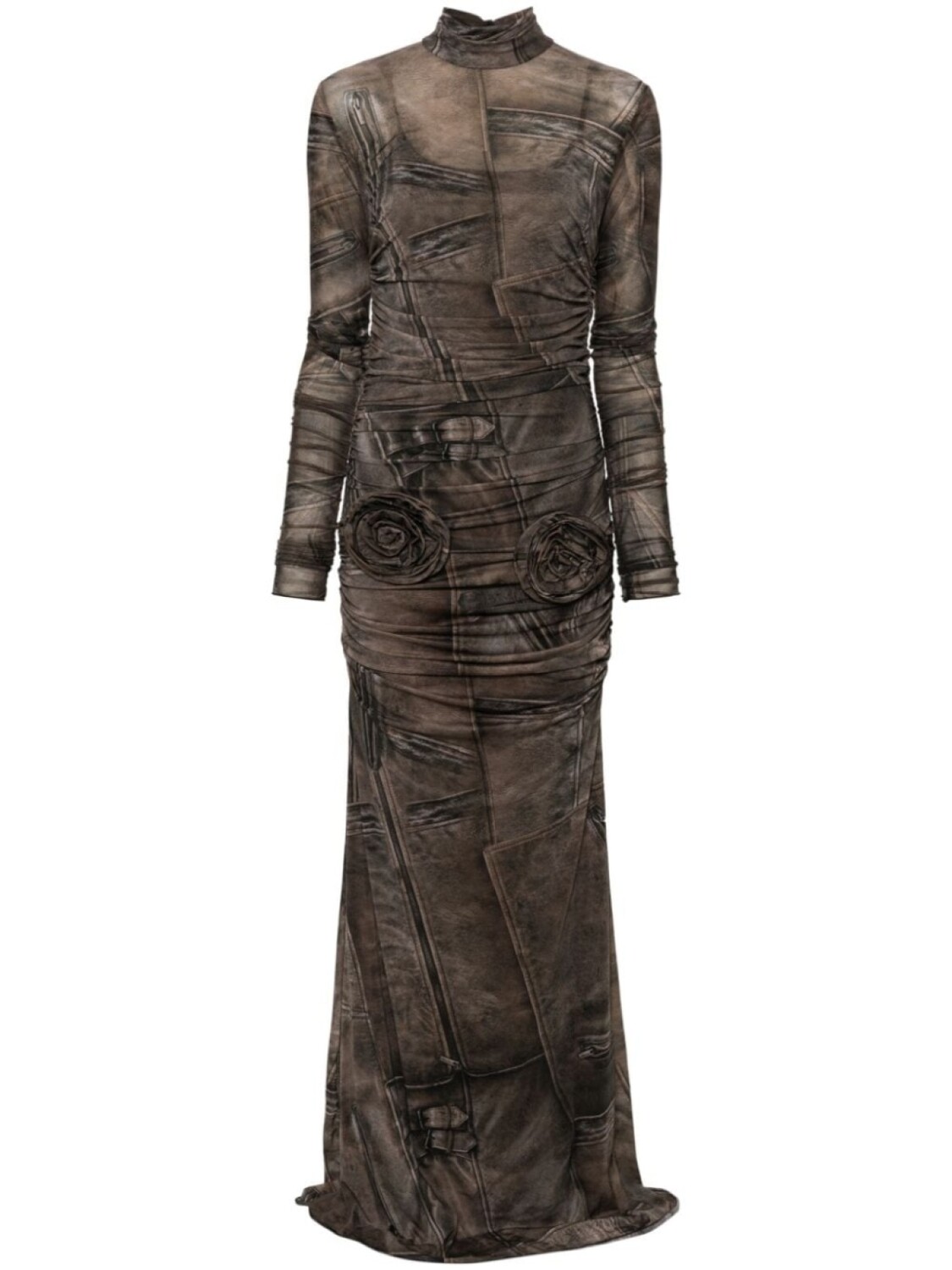 Blumarine платье со сборками и графичным принтом, зеленый
Blumarine платье со сборками и графичным принтом, зеленый