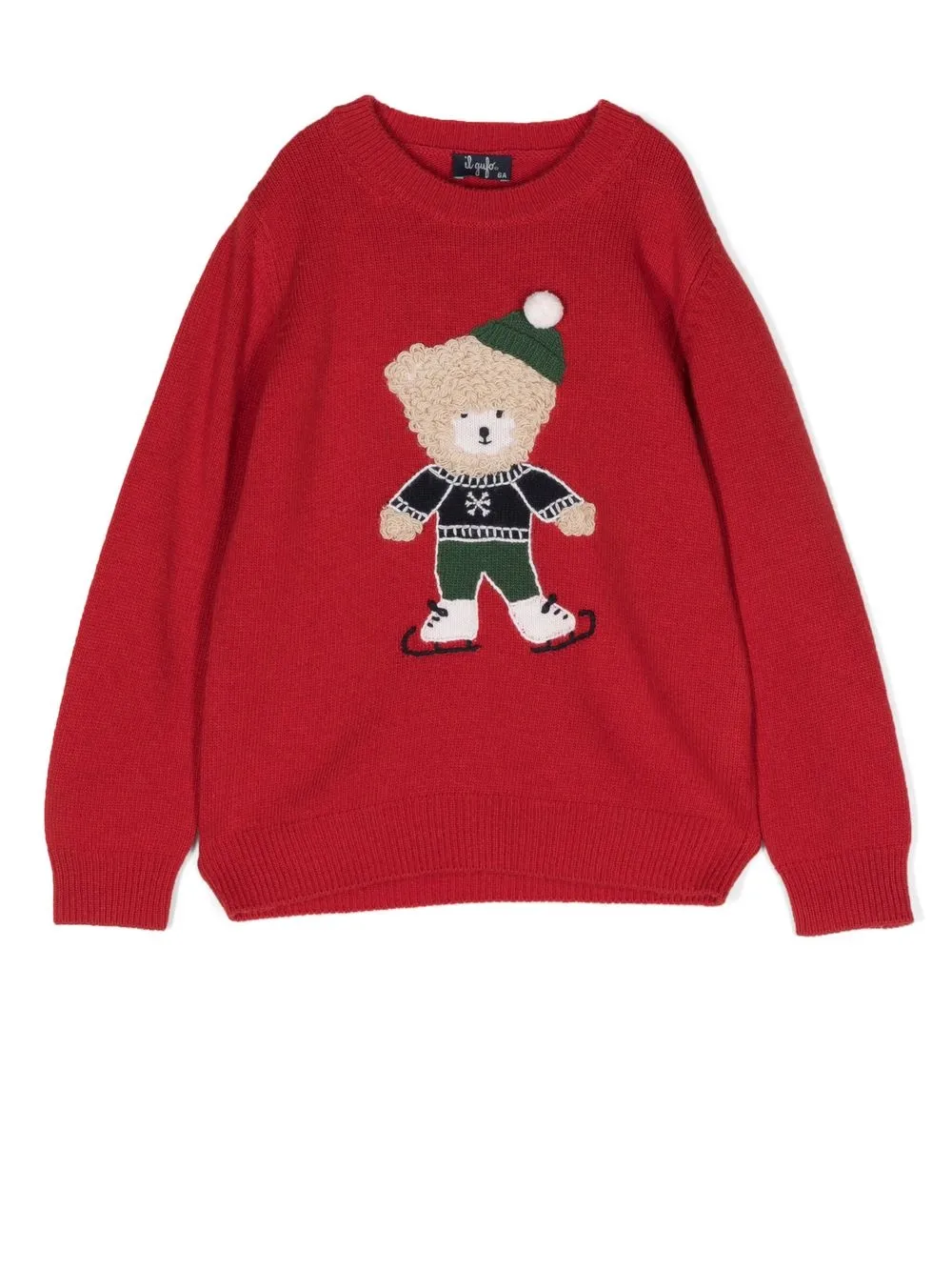 Джемпер вязки интарсия Il Gufo, красный
Джемпер вязки интарсия Il Gufo, красный