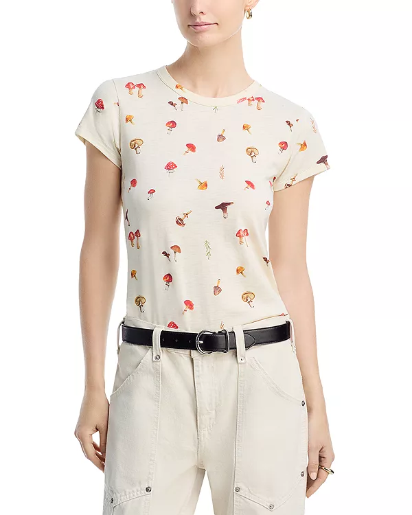 Футболка с грибами по всей поверхности Rag & Bone, белый
Футболка с грибами по всей поверхности Rag & Bone, белый