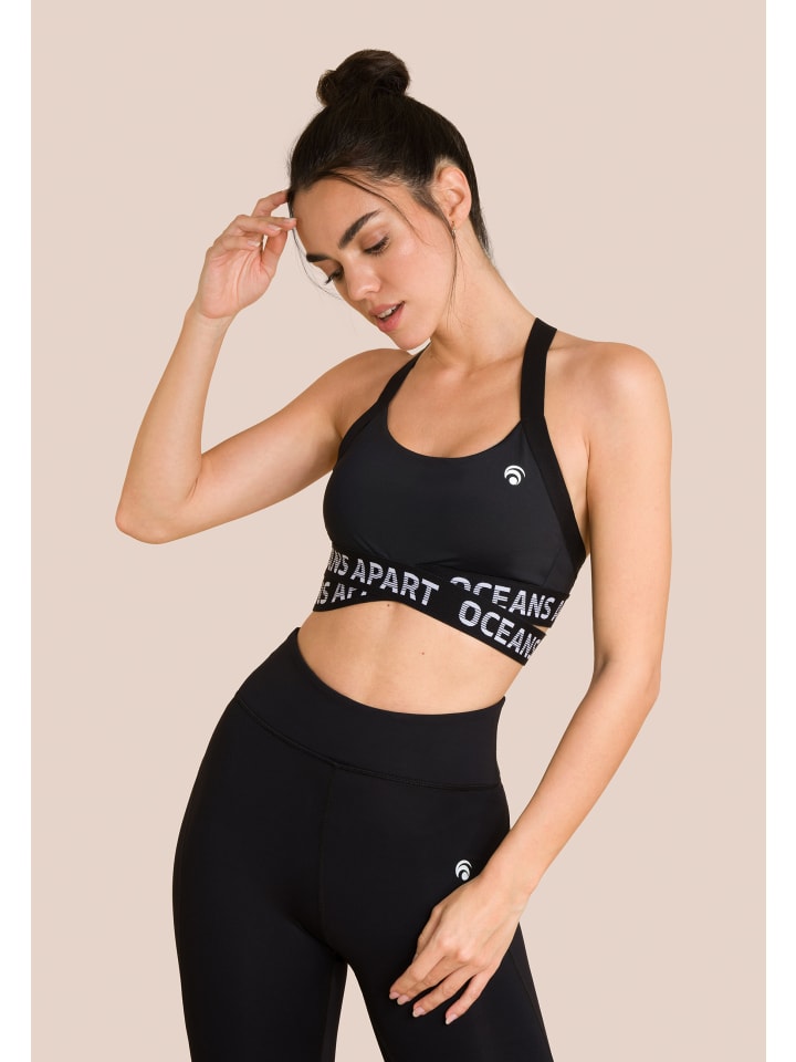 Спортивный бюстгальтер OCEANSAPART, черный
Спортивный бюстгальтер OCEANSAPART, черный