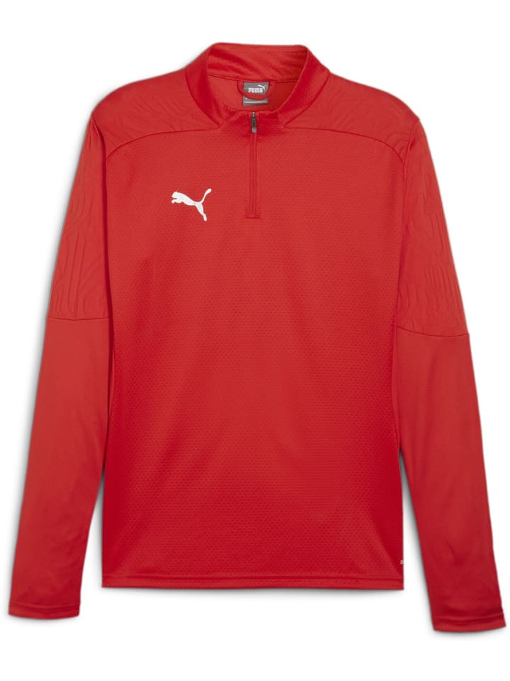 Футболка TeamFinal Training 1/4 Zip Top красного цвета Puma
Футболка TeamFinal Training 1/4 Zip Top красного цвета Puma