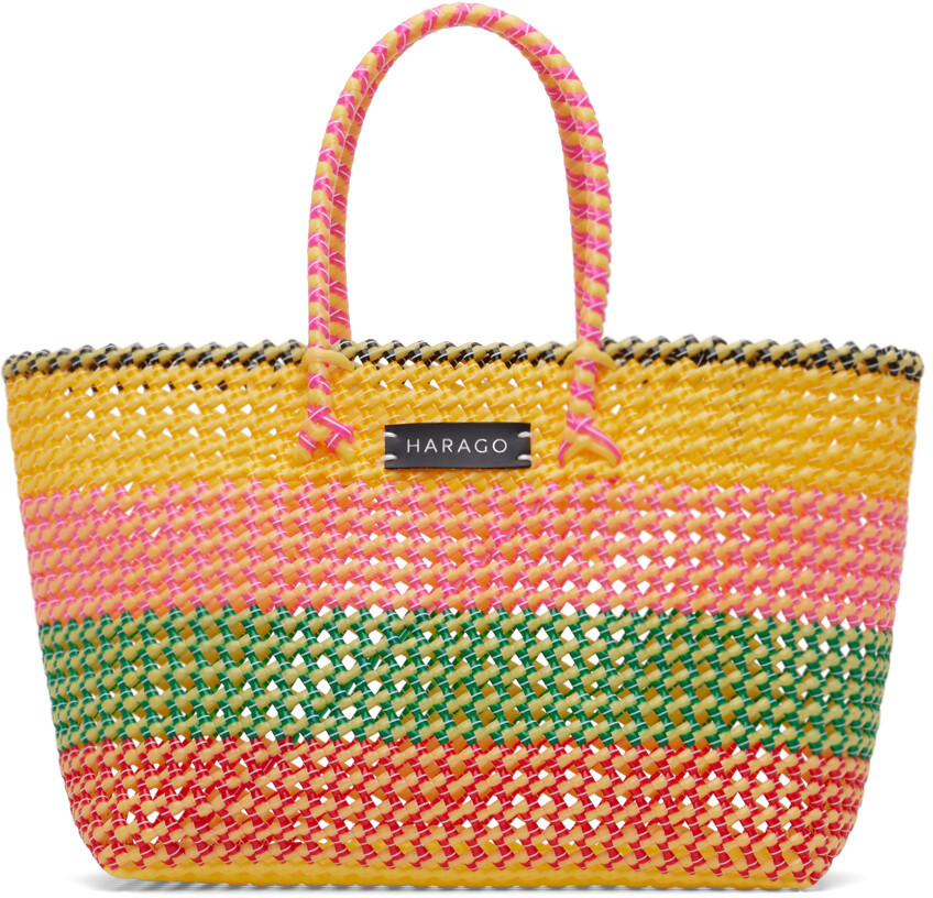 Многоцветная сумка-тоут из переработанного материала Harago
Многоцветная сумка-тоут из переработанного материала Harago