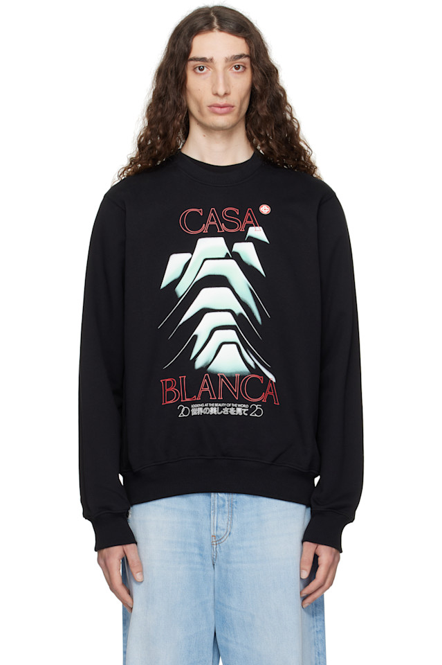 Футболка с принтом "Заснеженные горы" Casablanca, черный
Футболка с принтом "Заснеженные горы" Casablanca, черный