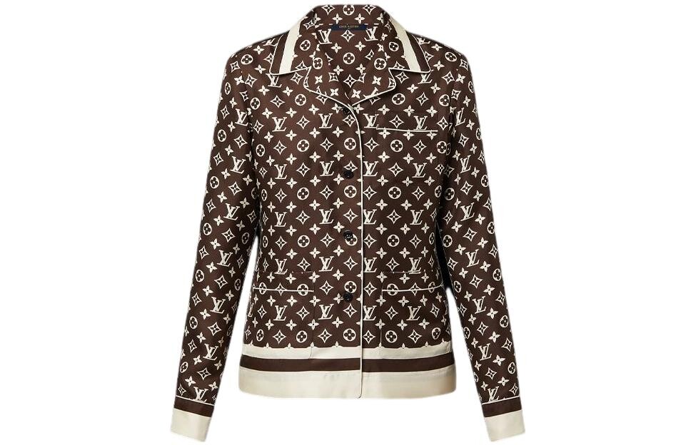 Рубашка женская Louis Vuitton, коричневый / белый
Рубашка женская Louis Vuitton, коричневый / белый