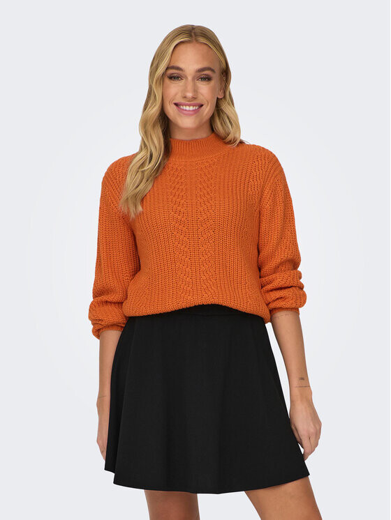 Свитер с высоким воротником обычного кроя Jdy, оранжевый
Свитер с высоким воротником обычного кроя Jdy, оранжевый