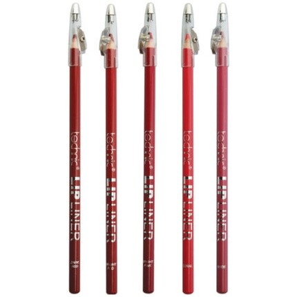 Карандаш для губ и точилка, тонкая форма, темно-красный, коралловый, светло-красный, телесный Technic
Карандаш для губ и точилка, тонкая форма, темно-красный, коралловый, светло-красный, телесный Technic