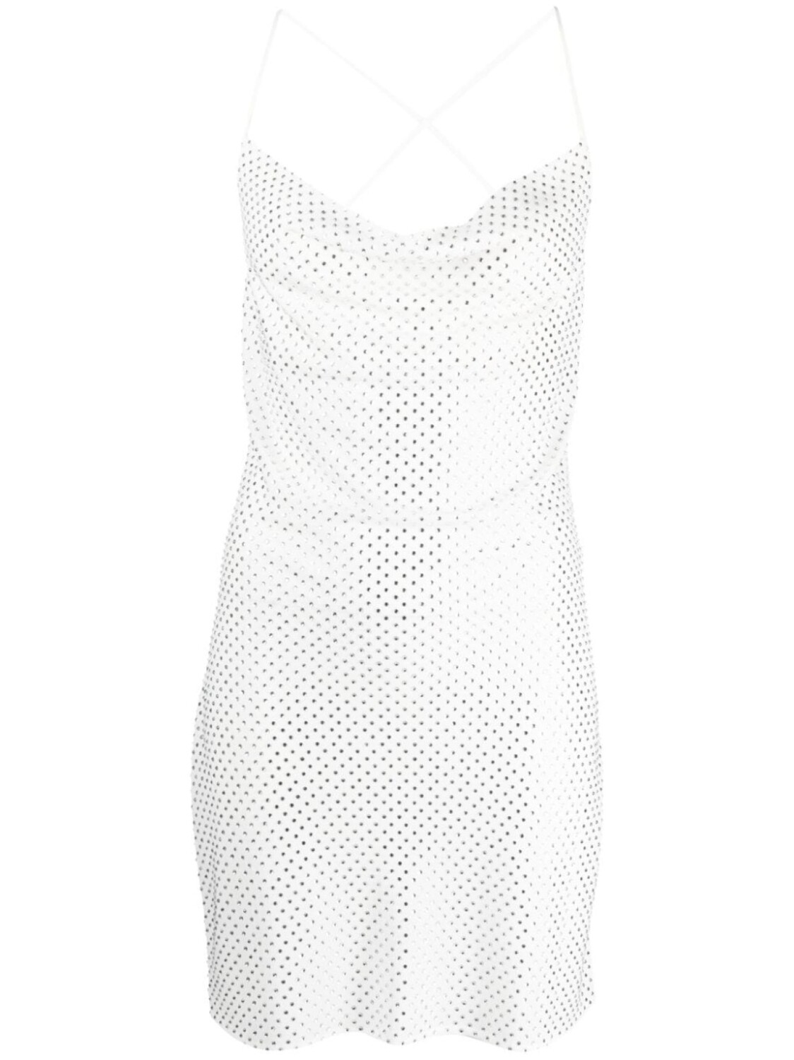 P.A.R.O.S.H. платье мини с заклепками, белый
P.A.R.O.S.H. платье мини с заклепками, белый