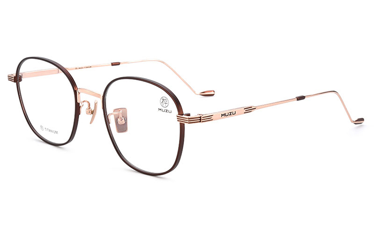 MUZU Унисекс очки для зрения, Maroon Gold-C09
MUZU Унисекс очки для зрения, Maroon Gold-C09