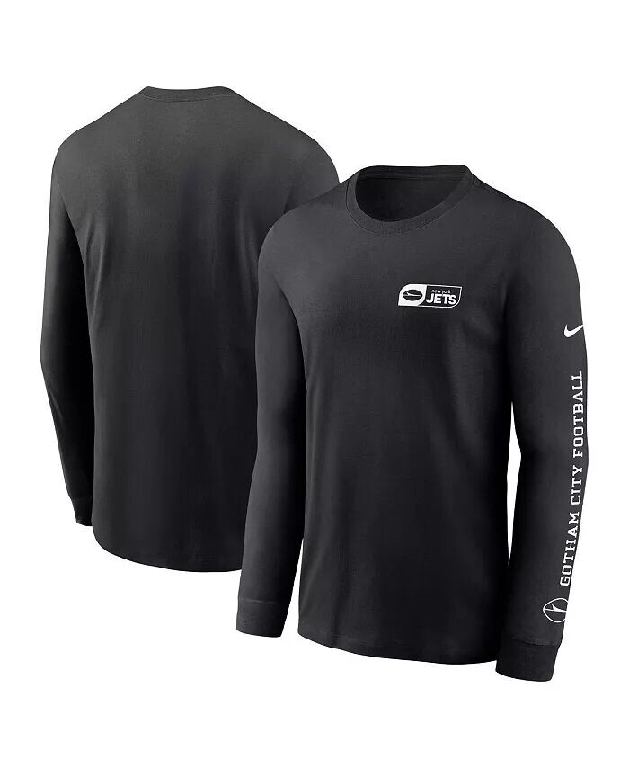 Мужская черная футболка с длинным рукавом New York Jets All Out Nike
Мужская черная футболка с длинным рукавом New York Jets All Out Nike