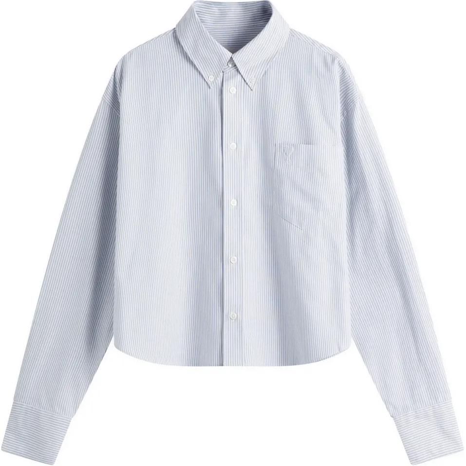 Кроп-рубашка Ami Paris AMIPARIS, синий
Кроп-рубашка Ami Paris AMIPARIS, синий