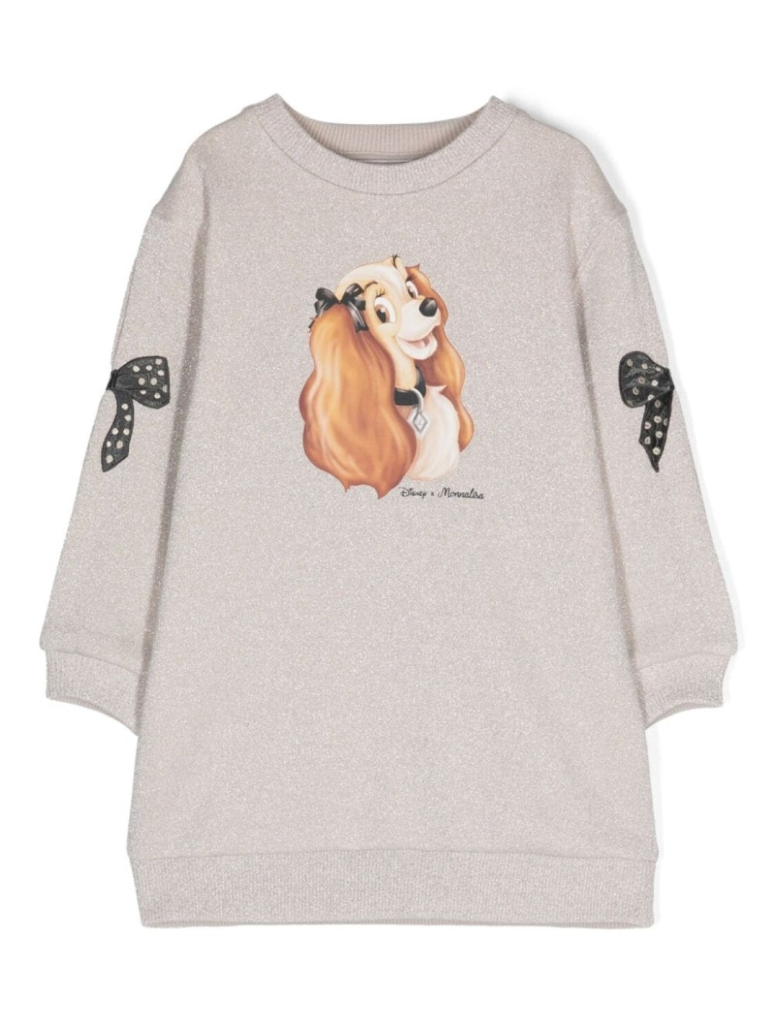 Monnalisa платье с люрексом из коллаборации с Disney, нейтральный цвет
Monnalisa платье с люрексом из коллаборации с Disney, нейтральный цвет