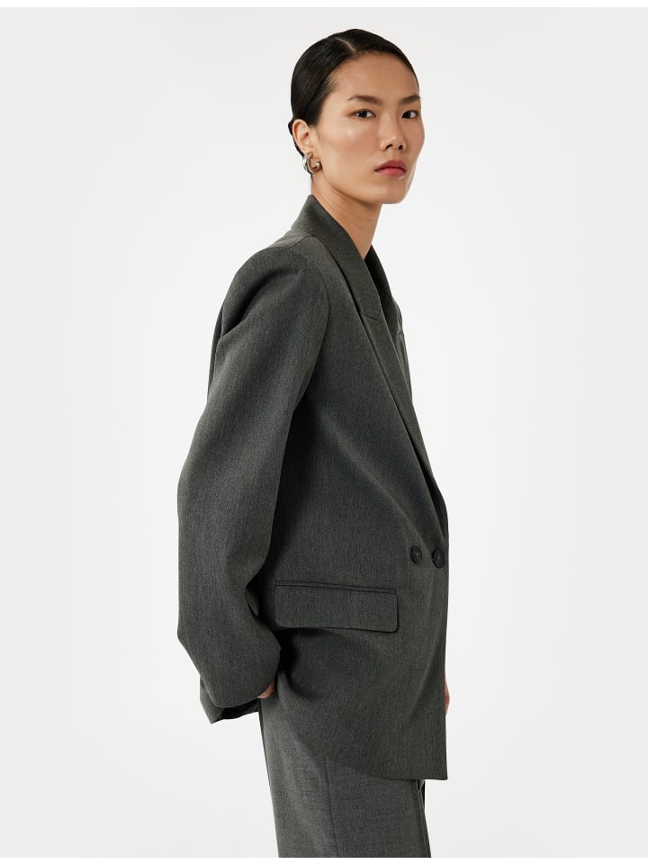 KOTON Пиджак антрацитового цвета
KOTON Пиджак антрацитового цвета