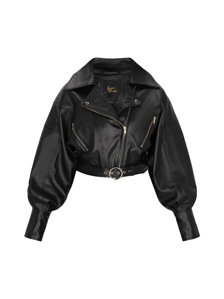 Кожаная куртка faina, черный
Кожаная куртка faina, черный