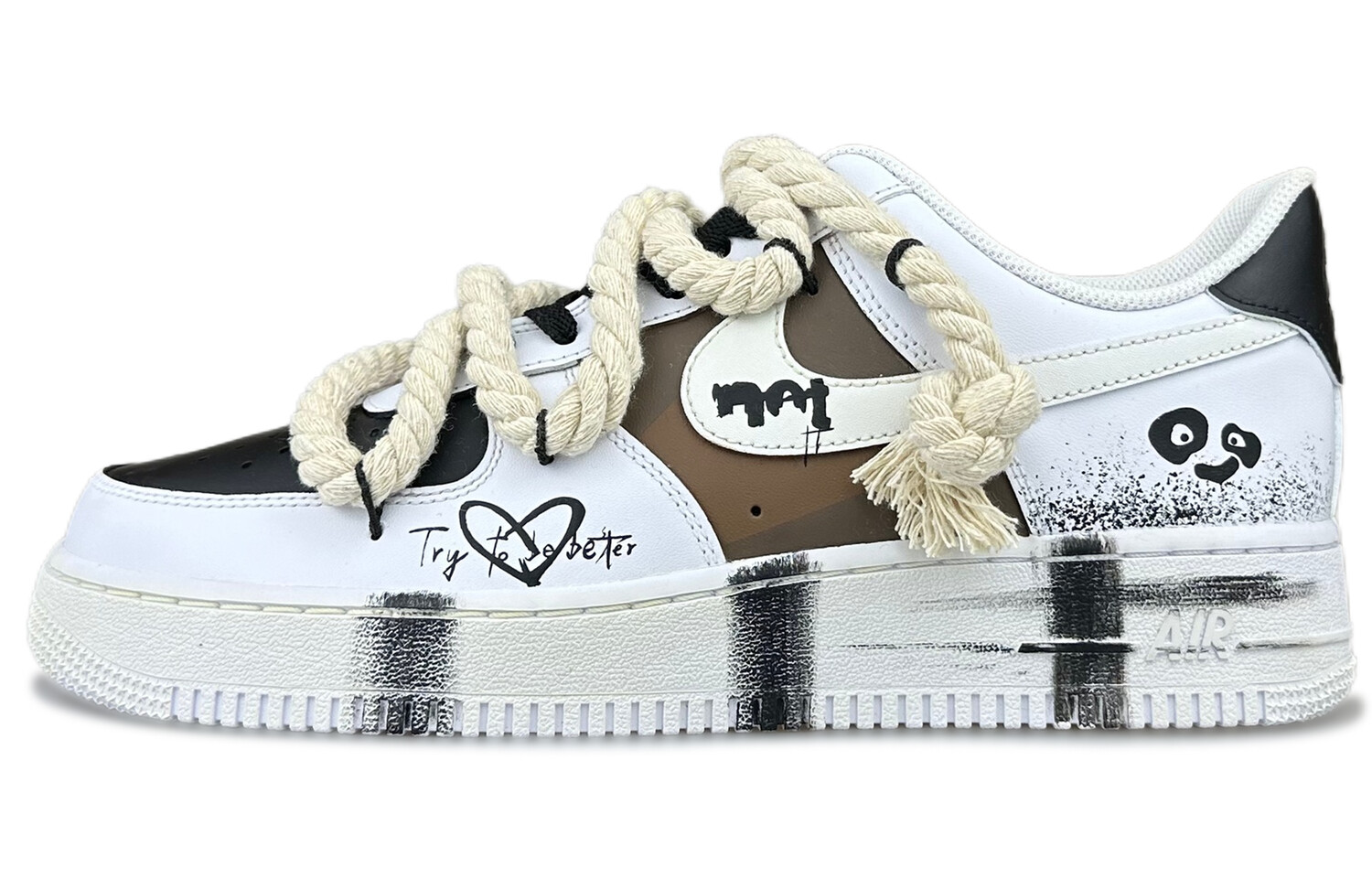 Кроссовки Nike Air Force 1 Skateboarding Shoes Men Low-top Black/brown/white, белый
Кроссовки Nike Air Force 1 Skateboarding Shoes Men Low-top Black/brown/white, белый