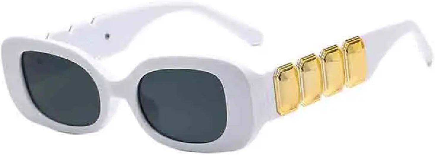 Модные панк-солнцезащитные очки для женщин, роскошные солнцезащитные очки для мужчин, очки для активного отдыха и путешествий с защитой от УФ-излучения UV400 TKKTLLT, White Gray
Модные панк-солнцезащитные очки для женщин, роскошные солнцезащитные очки для мужчин, очки для активного отдыха и путешествий с защитой от УФ-излучения UV400 TKKTLLT, White Gray