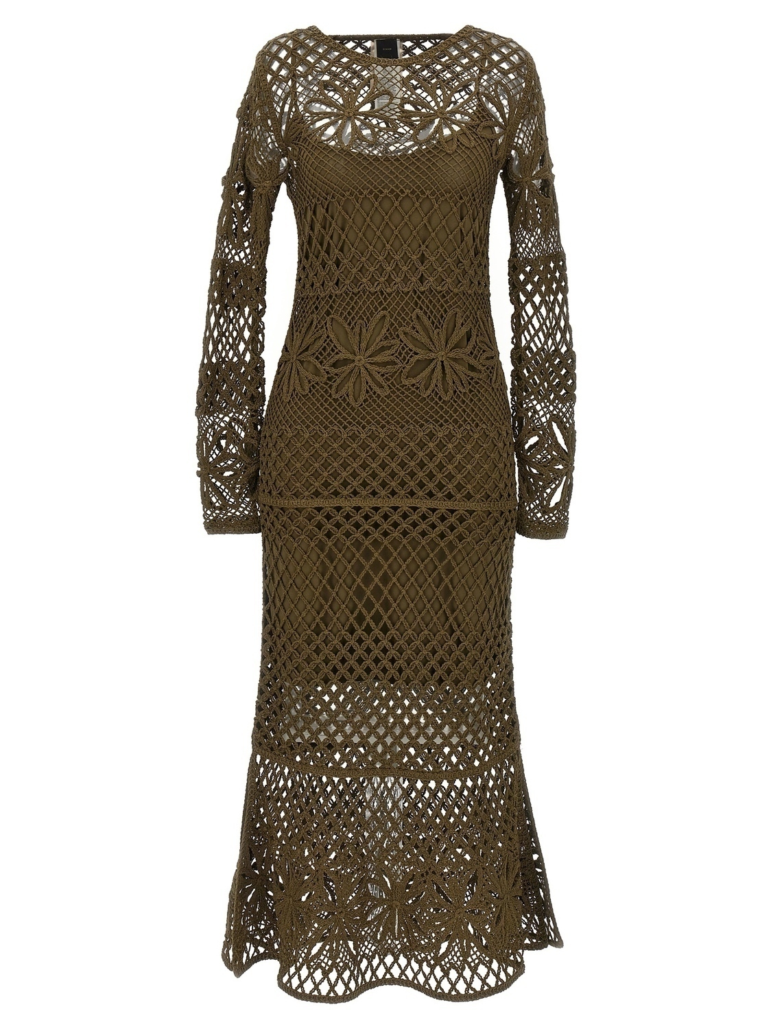 Вязаное крючком платье PINKO, зеленый
Вязаное крючком платье PINKO, зеленый