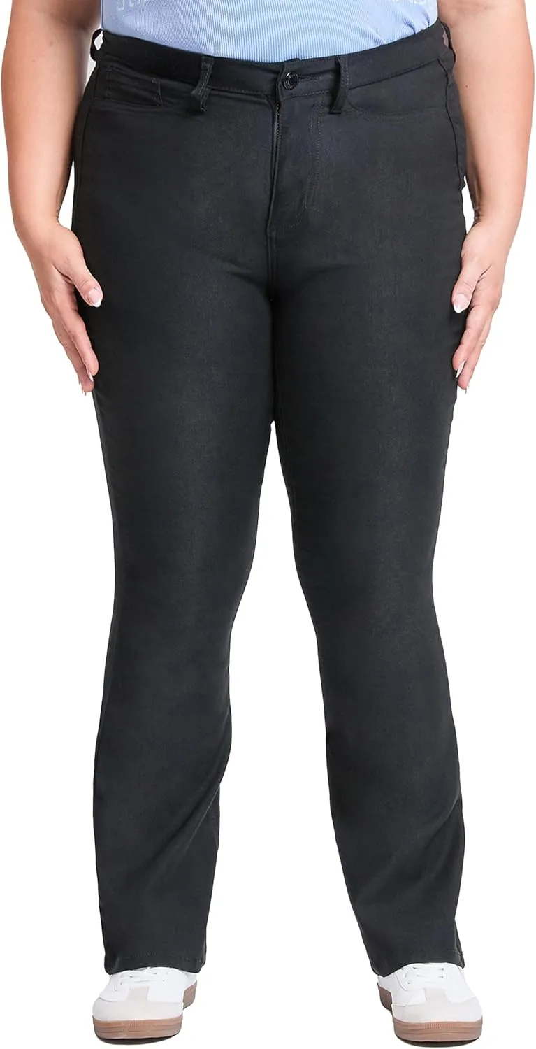 YMI Women's Plus Size Hyperstretch High-Rise Flare Pants
YMI Women's Plus Size Hyperstretch High-Rise Flare Pants