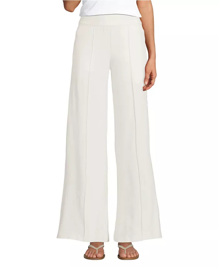 Женские брюки-палаццо Starfish с высокой талией Lands' End, слоновая кость/кремовый
Женские брюки-палаццо Starfish с высокой талией Lands' End, слоновая кость/кремовый