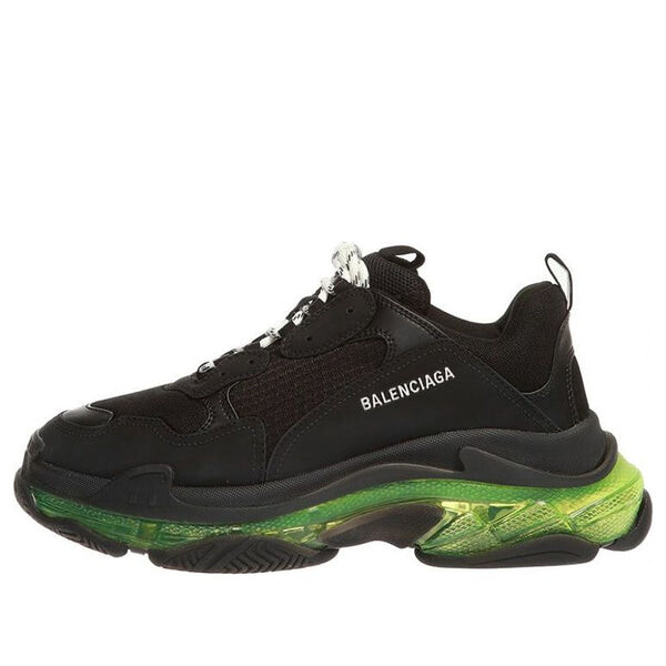Кроссовки triple s sneaker 'black yellow fluo' Balenciaga, черный 
Кроссовки triple s sneaker 'black yellow fluo' Balenciaga, черный