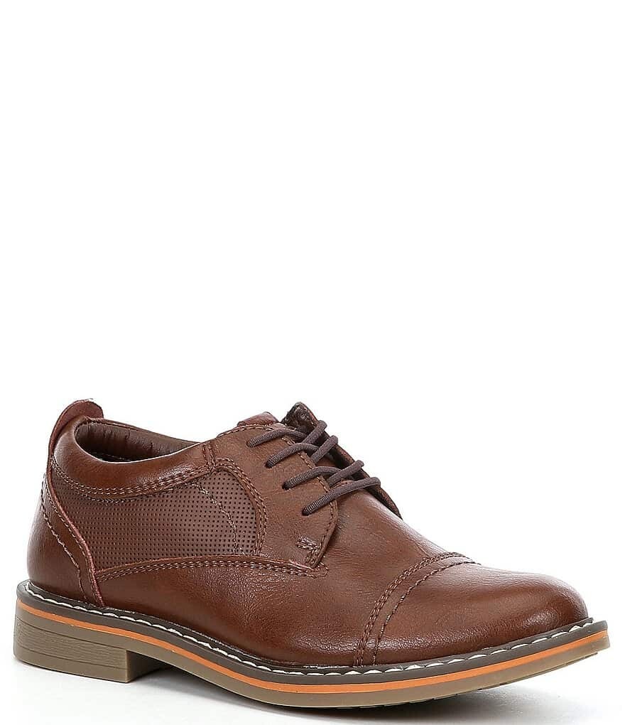 Кожаные модельные туфли Steve Madden для мальчиков Toliverr (для малышей), коричневый
Кожаные модельные туфли Steve Madden для мальчиков Toliverr (для малышей), коричневый