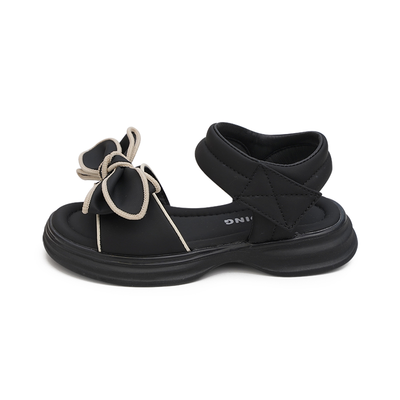 Детские сандалии с противоскользящей амортизацией Budding, черный
Детские сандалии с противоскользящей амортизацией Budding, черный