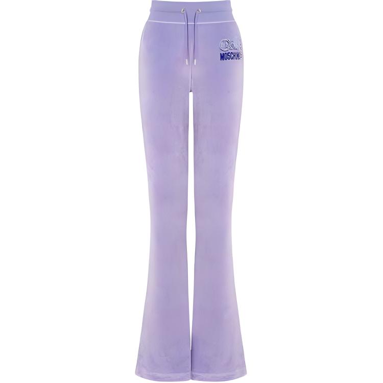 Вязаные спортивные брюки женские фиолетовые MOSCHINO
Вязаные спортивные брюки женские фиолетовые MOSCHINO