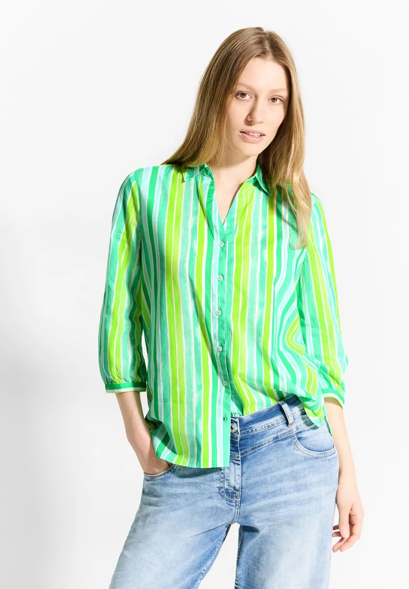 Блузка-рубашка Cecil с планкой на пуговицах, зеленый
Блузка-рубашка Cecil с планкой на пуговицах, зеленый