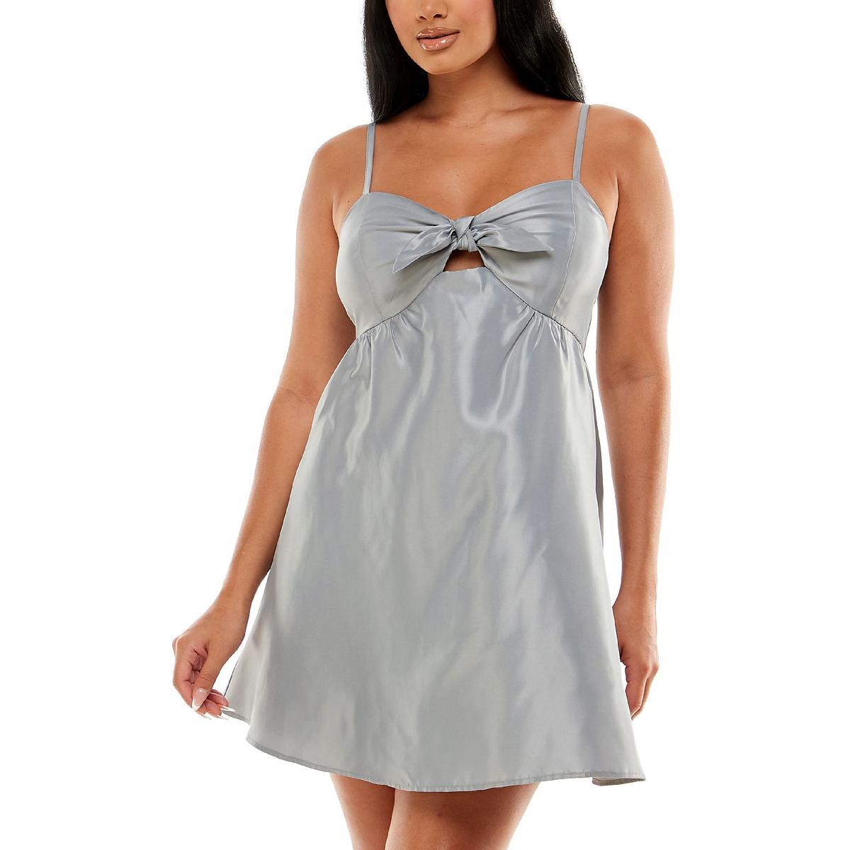 Женское коктейльное мини-платье Juniors с расклешенным кроем Speechless, серебряный
Женское коктейльное мини-платье Juniors с расклешенным кроем Speechless, серебряный