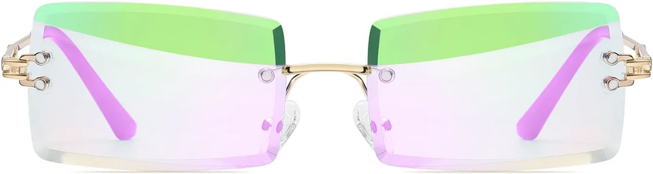 Ретро-солнцезащитные очки без оправы для женщин и мужчин, модные квадратные очки небольшого размера без оправы с прозрачными линзами, очки в стиле Y2K TIGA VINTA, 13
Ретро-солнцезащитные очки без оправы для женщин и мужчин, модные квадратные очки небольшого размера без оправы с прозрачными линзами, очки в стиле Y2K TIGA VINTA, 13