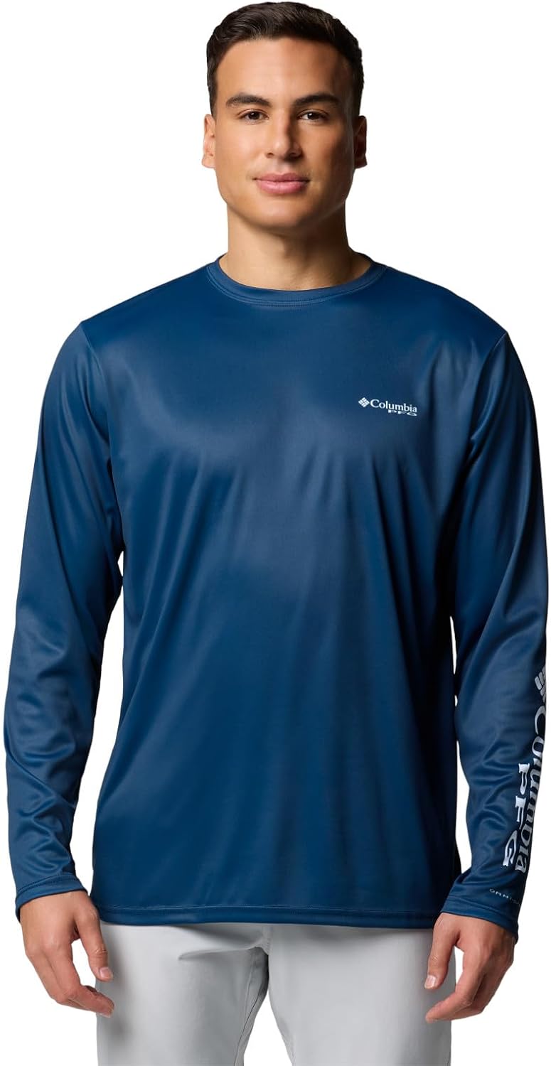 Columbia мужская футболка с длинным рукавом Terminal Tackle PFG Fish Shine, Coll Navy/Pfg Tarpon Shine
Columbia мужская футболка с длинным рукавом Terminal Tackle PFG Fish Shine, Coll Navy/Pfg Tarpon Shine