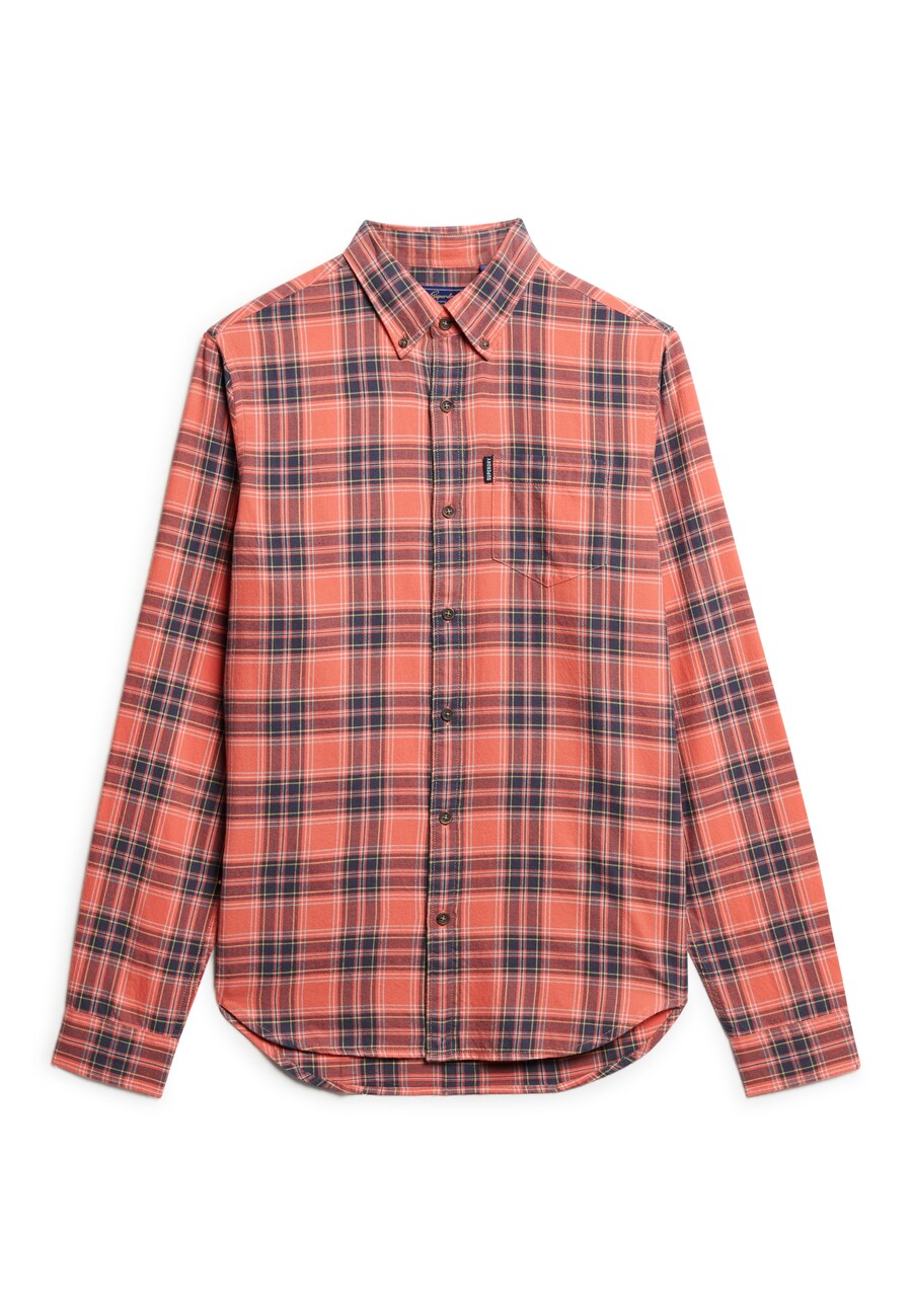 Рубашка на пуговицах классического кроя Superdry, пастельно-красный
Рубашка на пуговицах классического кроя Superdry, пастельно-красный