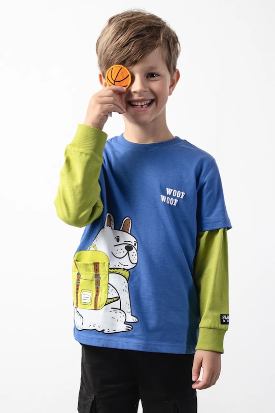 Детская хлопковая футболка Coccodrillo, синий
Детская хлопковая футболка Coccodrillo, синий