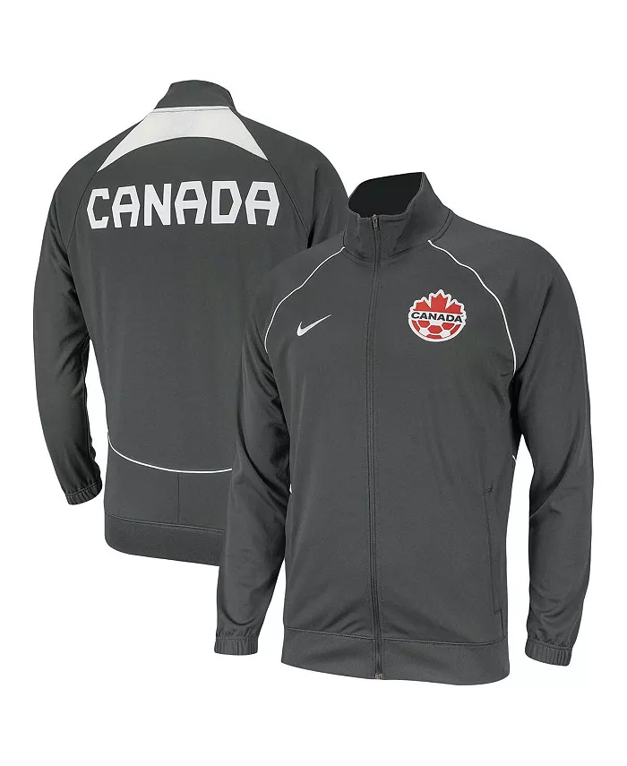 Мужская серая футбольная куртка Canada Soccer Anthem Raglan на молнии Nike
Мужская серая футбольная куртка Canada Soccer Anthem Raglan на молнии Nike