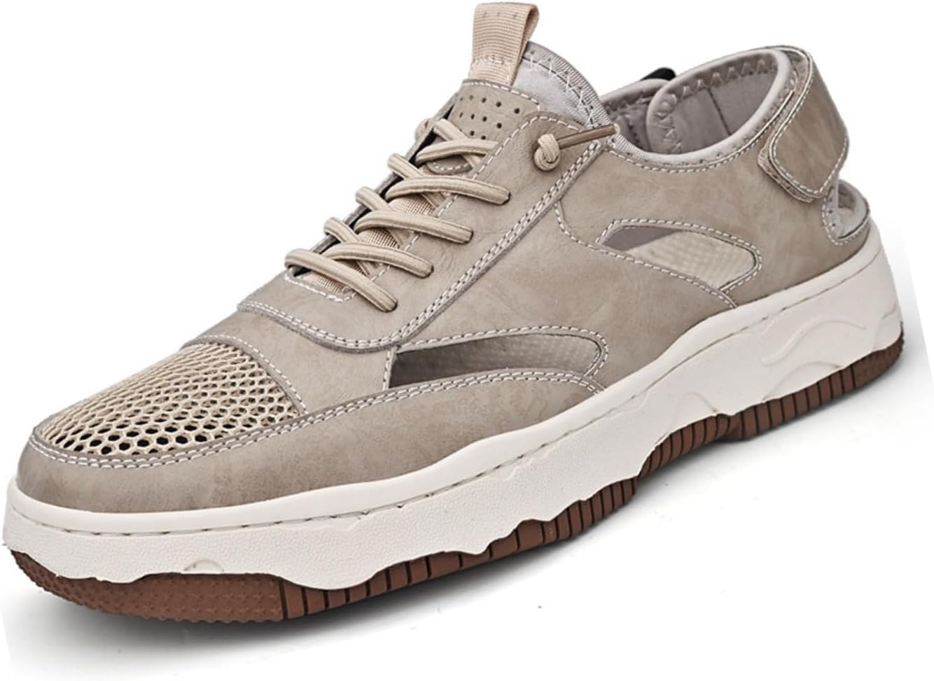 Мужские спортивные сандалии из сетки, дышащие, с закрытым носком для летнего похода на свежем воздухе, сандалии-рыбаки для пляжа и спорта для молодежи Vannida, хаки
Мужские спортивные сандалии из сетки, дышащие, с закрытым носком для летнего похода на свежем воздухе, сандалии-рыбаки для пляжа и спорта для молодежи Vannida, хаки