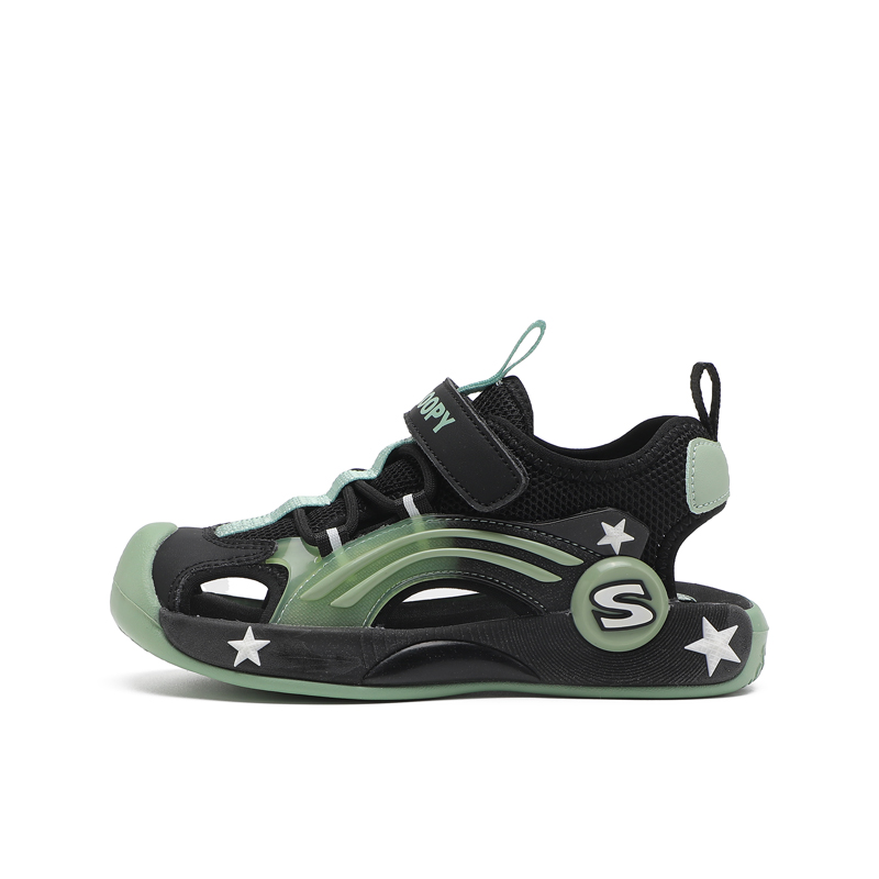 Детские сандалии с низким верхом, устойчивые к истиранию и скольжению SNOOPY, черный/зеленый
Детские сандалии с низким верхом, устойчивые к истиранию и скольжению SNOOPY, черный/зеленый