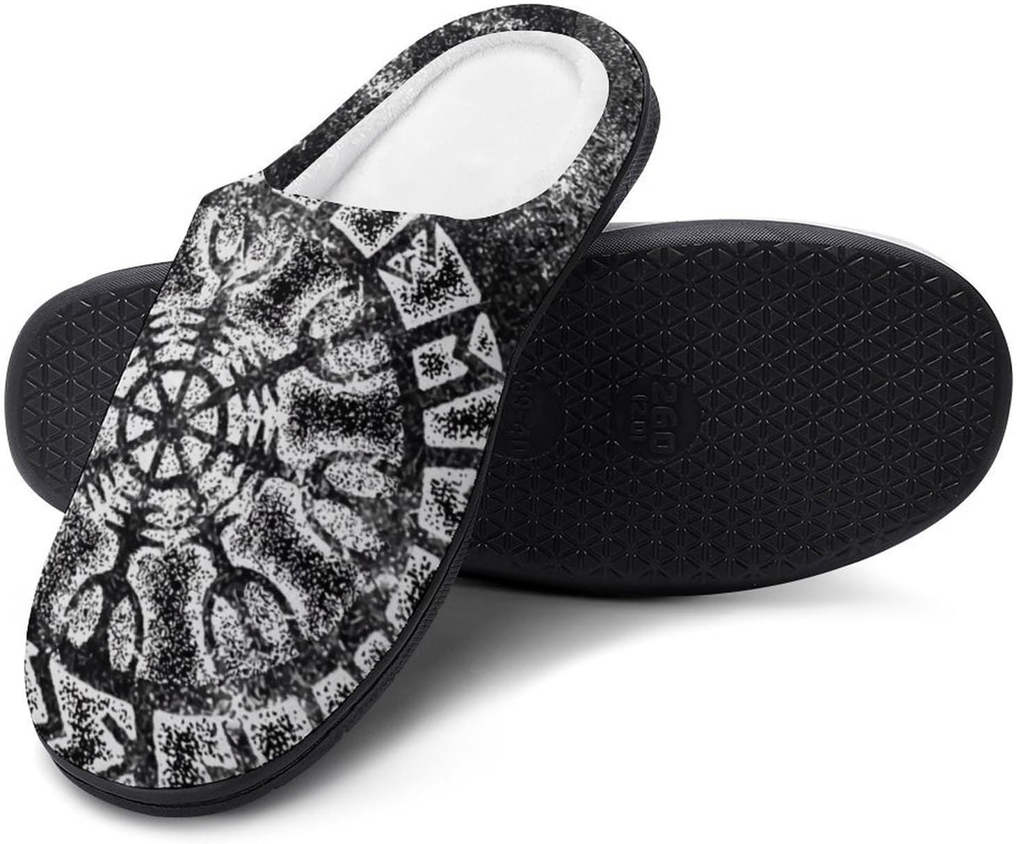 Мужские тапочки с 3D-печатью в виде викингского компаса, зимние теплые домашние тапочки с мехом, легкие тапочки с резиновой подошвой Yxhzyhy, Helmet of Awe
Мужские тапочки с 3D-печатью в виде викингского компаса, зимние теплые домашние тапочки с мехом, легкие тапочки с резиновой подошвой Yxhzyhy, Helmet of Awe