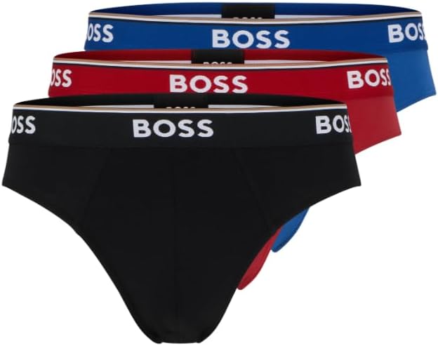 BOSS Мужские трусы-слипы с логотипом, 3 шт, Red/Navy/Black
BOSS Мужские трусы-слипы с логотипом, 3 шт, Red/Navy/Black