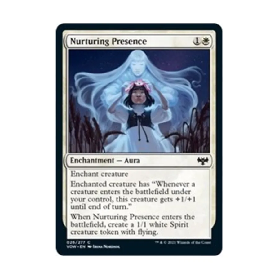 CCG Воспитывающее присутствие (C), MTG - Innistrad: Crimson Vow
CCG Воспитывающее присутствие (C), MTG - Innistrad: Crimson Vow