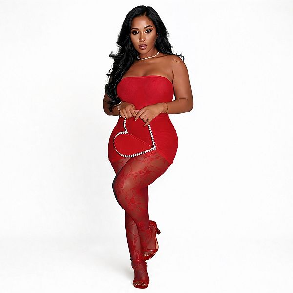 Женский сет из 3 предметов: кружевное мини-платье и топ-бюстье Megaretailer
Женский сет из 3 предметов: кружевное мини-платье и топ-бюстье Megaretailer