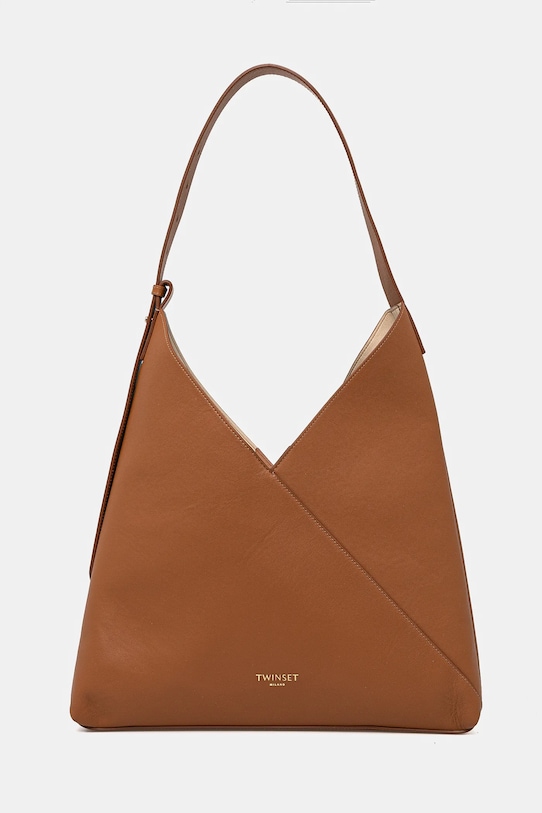 Кожаная сумка Twinset, коричневый
Кожаная сумка Twinset, коричневый